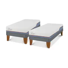 CIC - Cama 1 plaza Europea Excellence Plus Gris