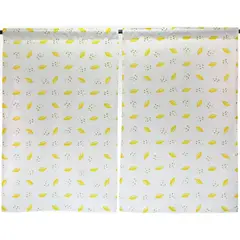 ATMOSPHERA HOME - Cortina cocina limones 2 paños 70x115 cm