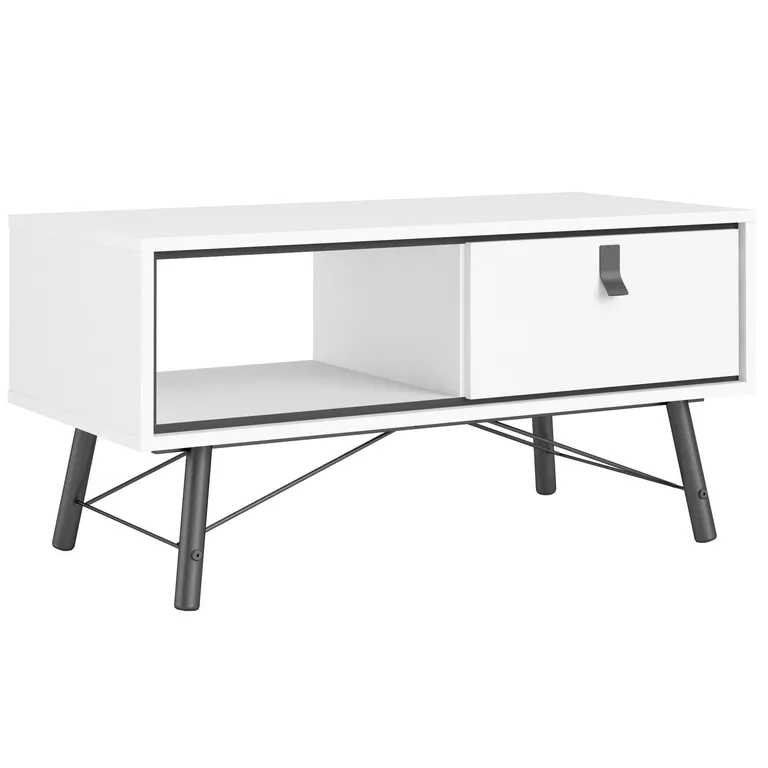 Mesa Centro 86009 Gogo Blanco 48.2x101.8x50 cm
