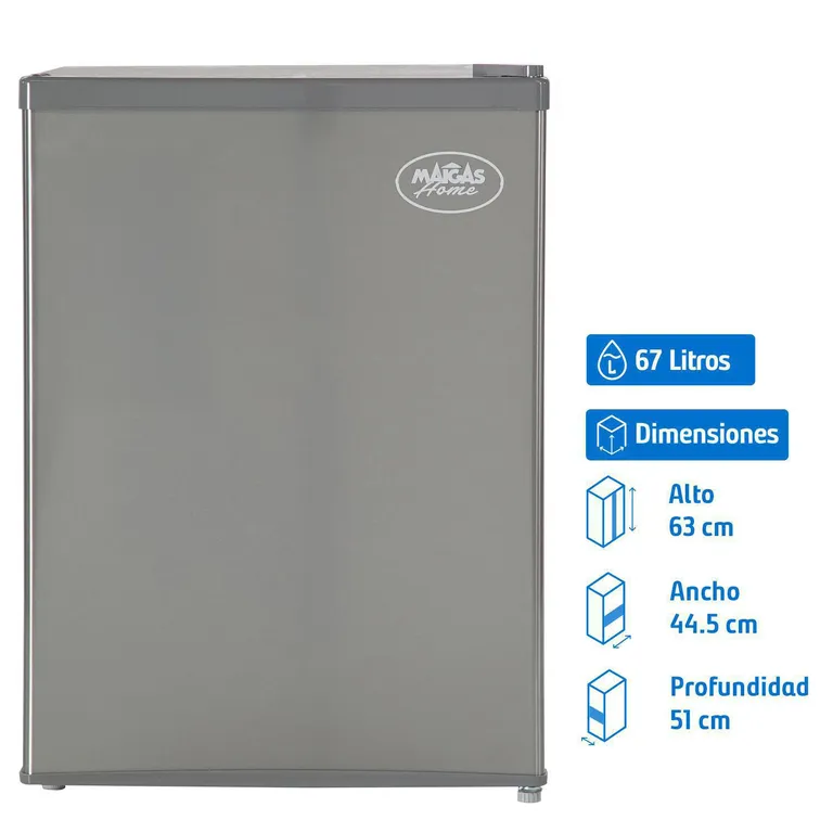 Frigobar Frigobar Frío Directo 65 Litros Inox HS-87L