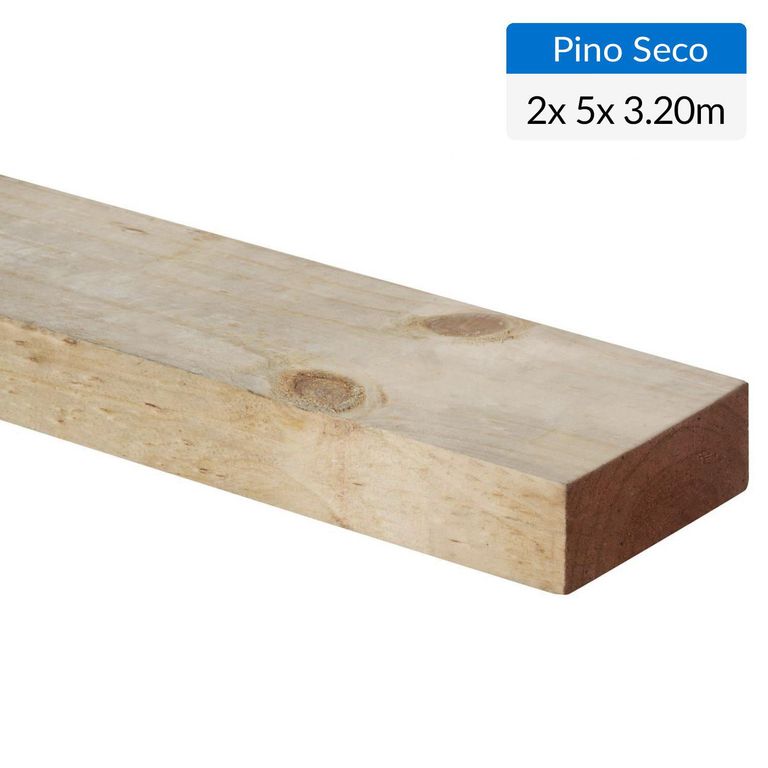 Pino Dimensionado Seco 2x5 3,2 m