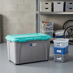REYPLAST - Baúl 43.3x52.7x80 cm 123 l Turquesa