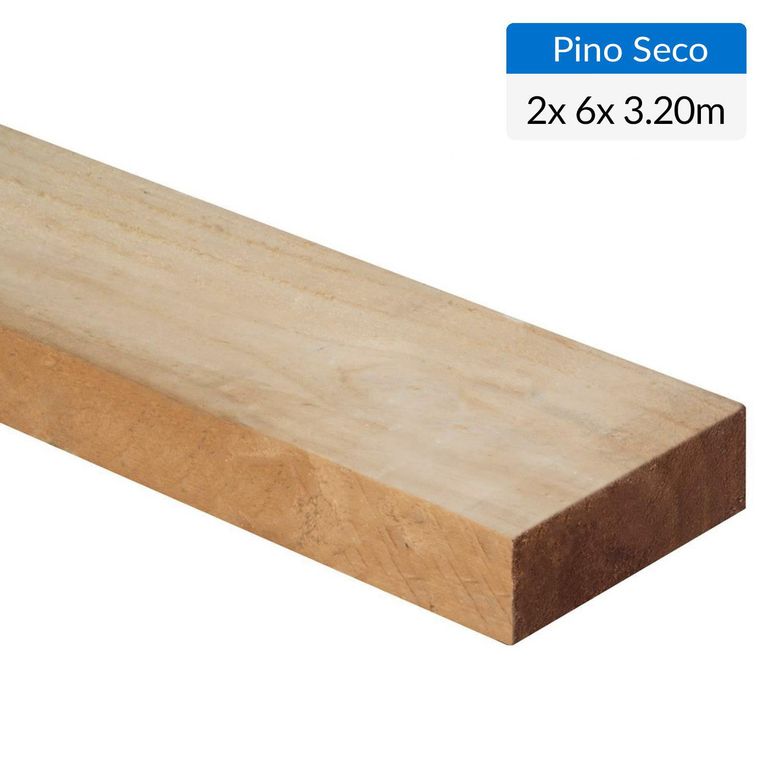 Pino Dimensionado Seco 2x6 3,2 m