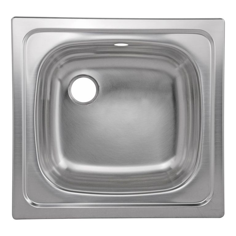 Lavaplatos Empotrado 1 Cubeta(s) 46.5x15x44 cm Acero inoxidable
