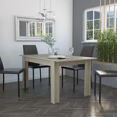 TUHOME - Mesa de comedor rectangular 160x88 cm