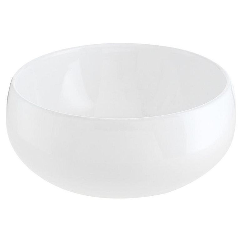 Lavamanos Sobrepuesto Forma Redonda Loza 31x15x31 cm Blanco