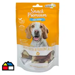 KIBOO PETS - Snack perro huesitos de calcio envueltos en pato