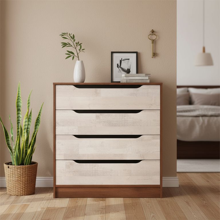 CIC Cómoda 4 Cajón(es) LEGNO 80x85x45 cm Legno