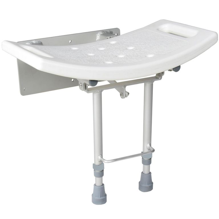 Asiento De Muro Plegable Para Baño Soporta 100 Kg