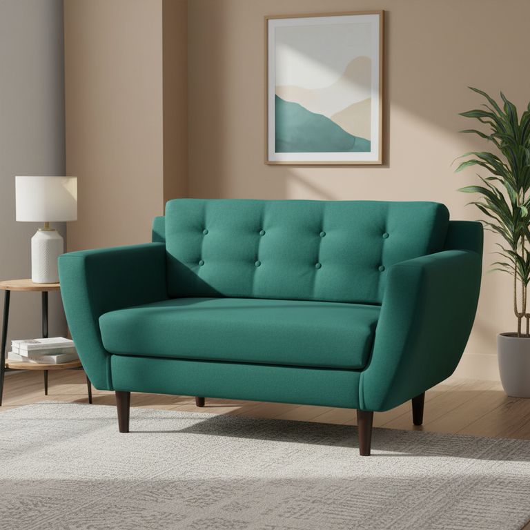 Sofá 2 cuerpos OVIEDO 120x75x75 cm Verde
