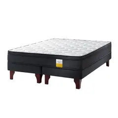 DRIMKIP - Cama Super king Europea Eurotop Gris