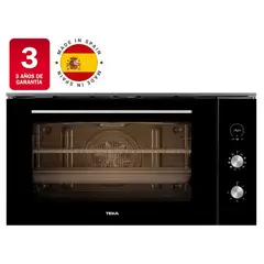 TEKA - Horno Eléctrico Empotrado 91 Litros Negro HLF-9400 BK FL