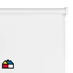 SODIMAC - Roller Blackout Blanco Ancho 60a100cm Alto 101a135cm