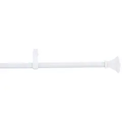 METALHSA - Set de Barra Simple 16 mm extensible 120-200 cm blanco