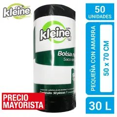 KLEINE WOLKE - Bolsas de Basura 50x70 cm 30 Litros 50 unidades