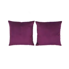 MASEL - Set de 2 Cojines Felpa New Velvet 40x40 cm