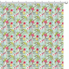 ATMOSPHERA HOME - Cortina de Baño Loros 180x180 cm