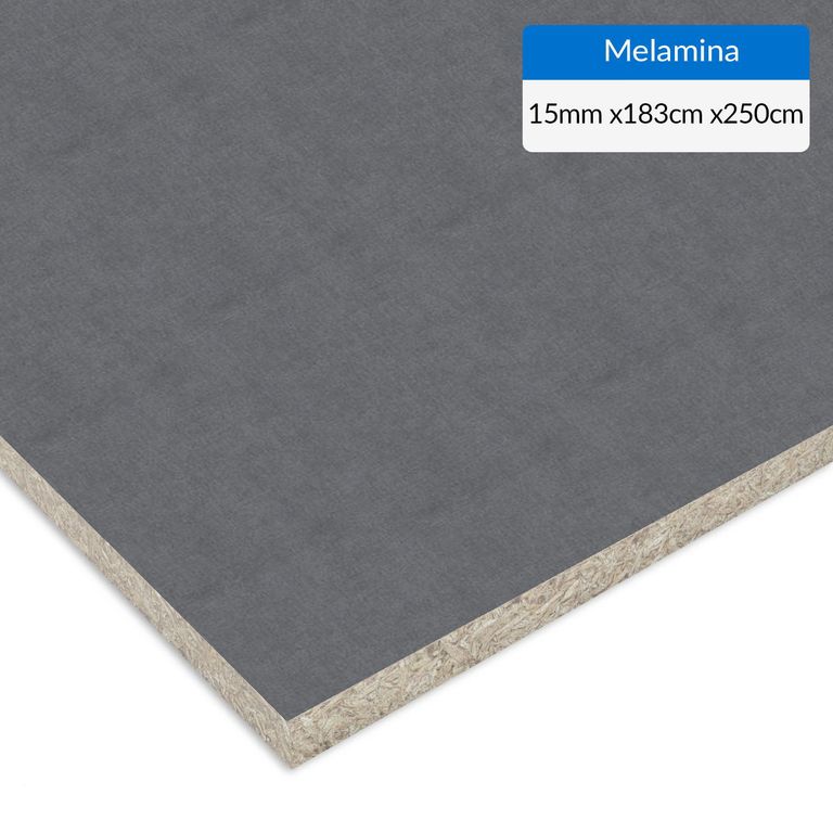 Melamina Gris 15 mm 183x250 cm