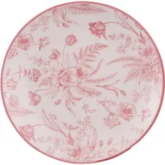 HALLEN - Plato entrada 19 cm redondo rosado