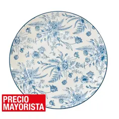HALLEN - Plato 27 cm redondo azul