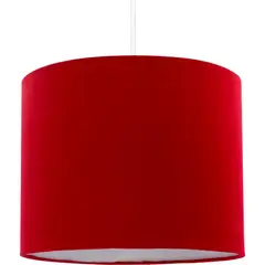 CONCEPT - Lámpara colgante liso rojo 1 luz e27