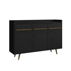 HOGA - Buffet bar negro 97x135x37 cm