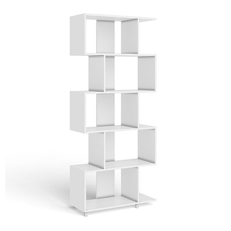 Estante MDP 5 Nivel(es) 31x184x79 cm Blanco