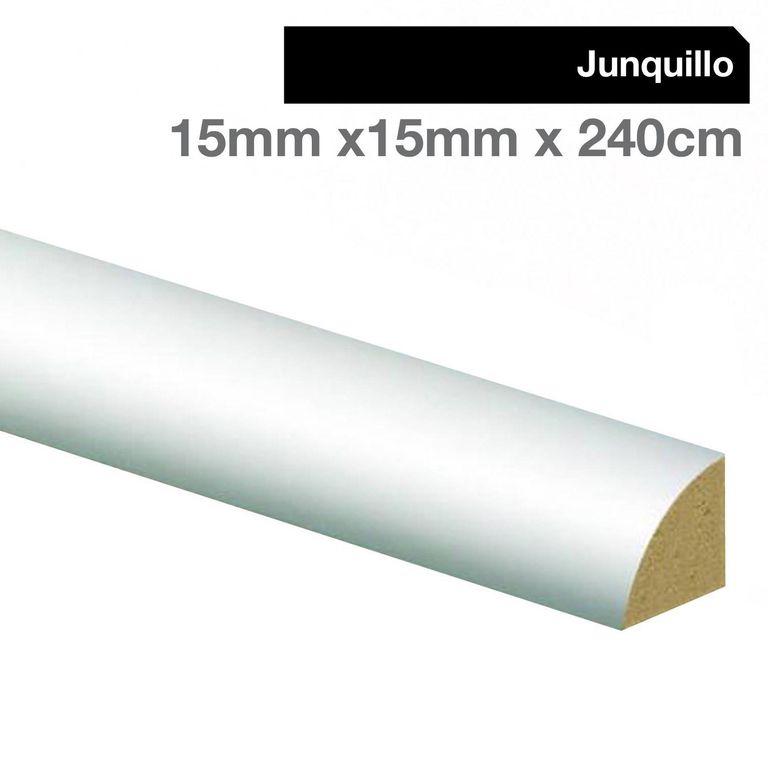 Junquillos EPS 15x15x240 cm Blanco