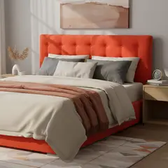 BODEVIR - Respaldo 150x7x60 cm naranjo