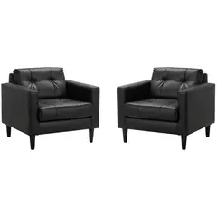 BODEVIR - Set De Sillones Retro 1 Cuerpo Pu