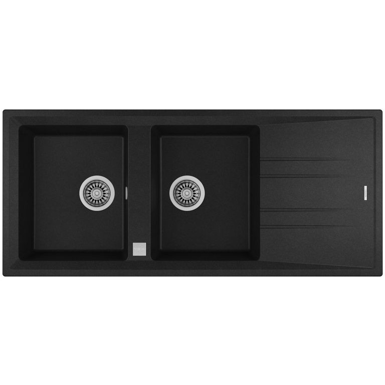 Lavaplatos empotrado 2 Cubeta(s) 1160x20x51 cm Granito
