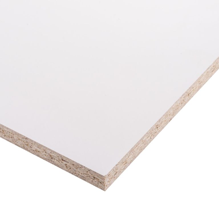Melamina blanca 15 mm dim 183x250 cm
