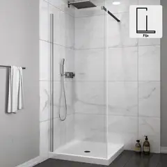 DUSCHY - Mampara fija 500x1900 6mm easy clean