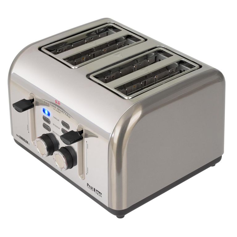 SINDELEN Tostadora de 4 rebanadas 1.600 W