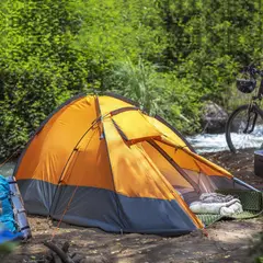 KLIMBER - Carpa Camping Rupanco 2 Personas Naranjo/ gris