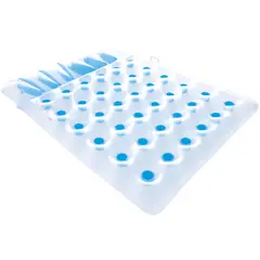 BESTWAY - Flotador Doble Blanco/celeste 142x24x193 cm