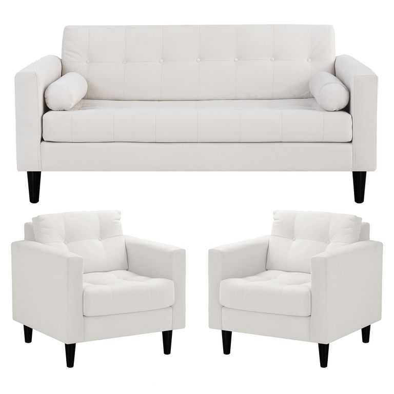 Living 3 cuerpos Retro 75x80x70 cm Beige