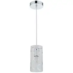 JUST HOME COLLECTION - Lámpara Colgante New Menphis Acero Incoloro/Transparente 13 cm