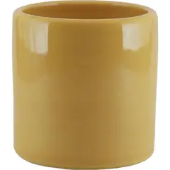 CERAMICA ESPEJO - Macetero Cactus de Cerámica 9x9.5 Mostaza