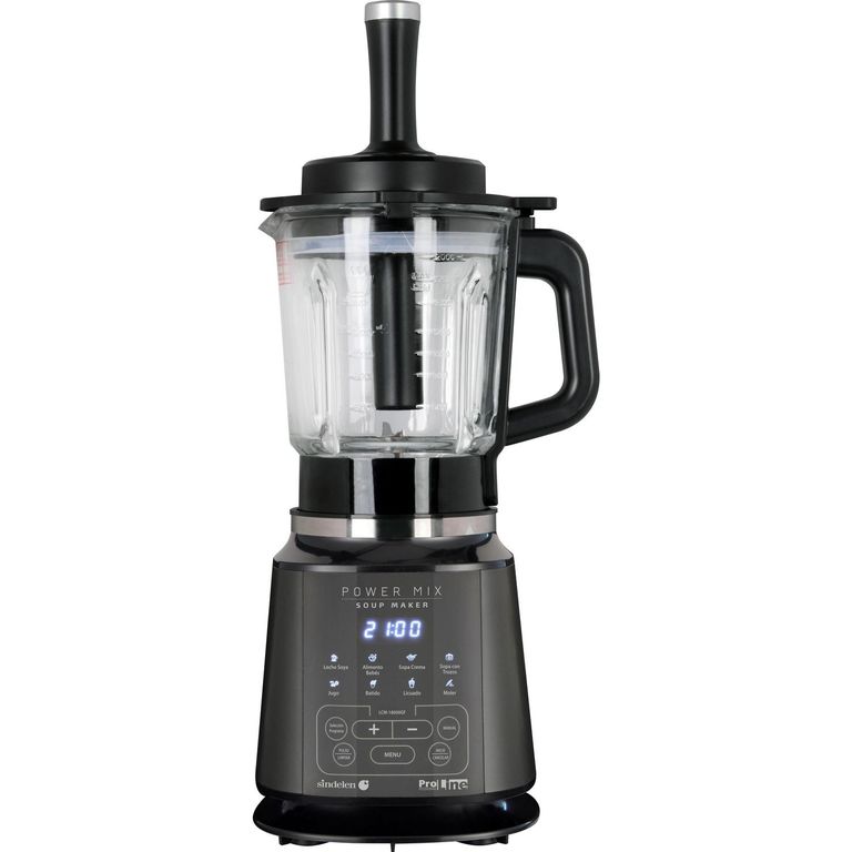 Licuadora Vidrio 2 Litros Inox LCM-18000GF
