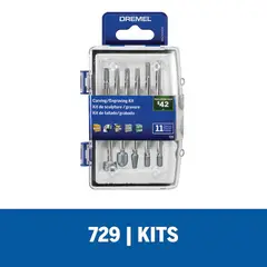 DREMEL - Kit multiuso para tallar y grabar 11 piezas