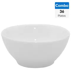 undefined - Combo 36 Bowls 10 cm blanco redondo