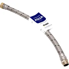 STRETTO - Flexible calefón 1/2" 30 cm HI-HE