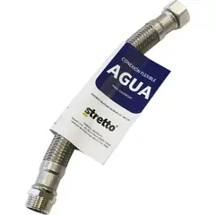 STRETTO - Flexible calefón 1/2" 20 cm HI-HE