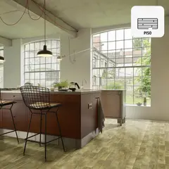 DIB - Piso vinílico teca rollo 60 m2