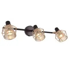 BP ILUMINACION - Barra Led Kratia 3 Luces Metal Café