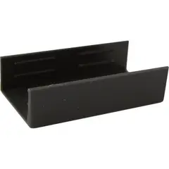 GRANTT - Accesorio canaleta 20x10 mm café unión plana, 2 unidades