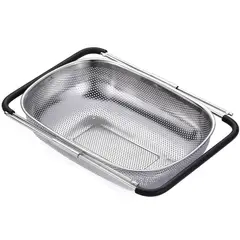 JUST HOME COLLECTION - Escurridor Inoxidable Rectangular 34x24 cm