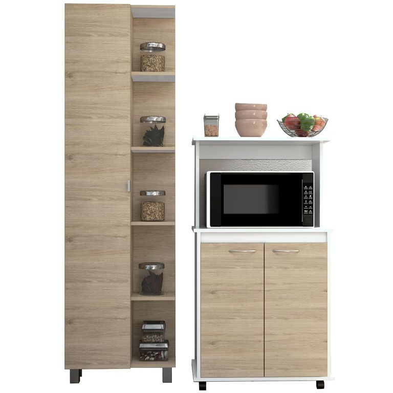 Combo Mueble Cocina Optimizado Alacena Complemento 169X63 Cm