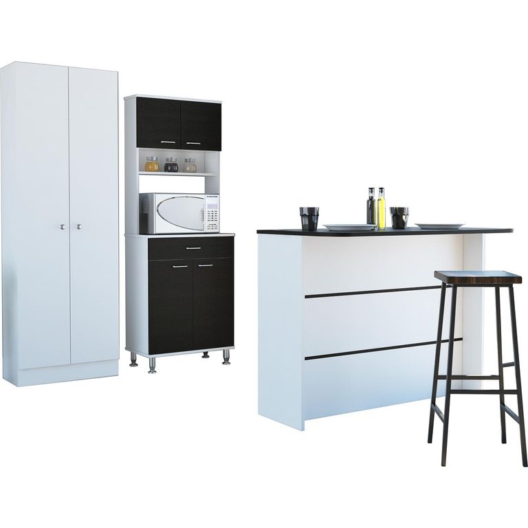 Combo Mueble Cocina Barra Optimizador Almacenamiento